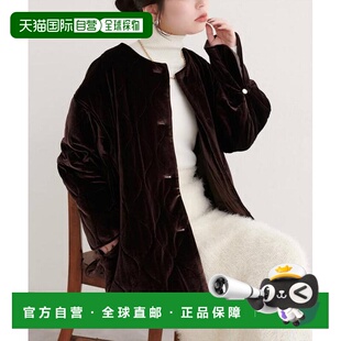 1h可退 日本直邮官方授权 natural couture 糖果袖 天鹅绒 大衣