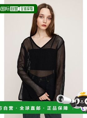日本直邮SLY COTTON MESH 2WAY 上衣 [SL3994EW030176] 黑色背心