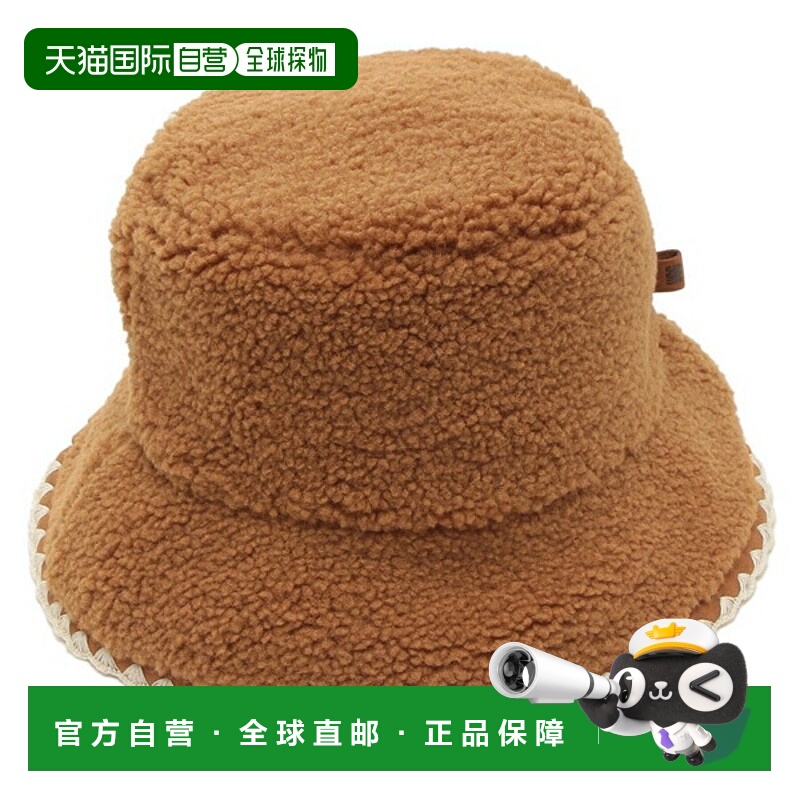日本直邮UGG 帽子 蓬松扇贝边帽米色 女士100914 W UGGFLUFF SCAL