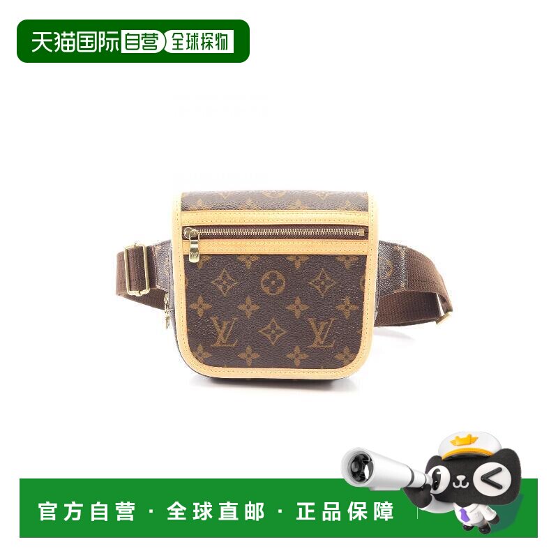 日本直邮中古LV路易威登女包B级9新waist bag腰包涂层/防水帆布腰