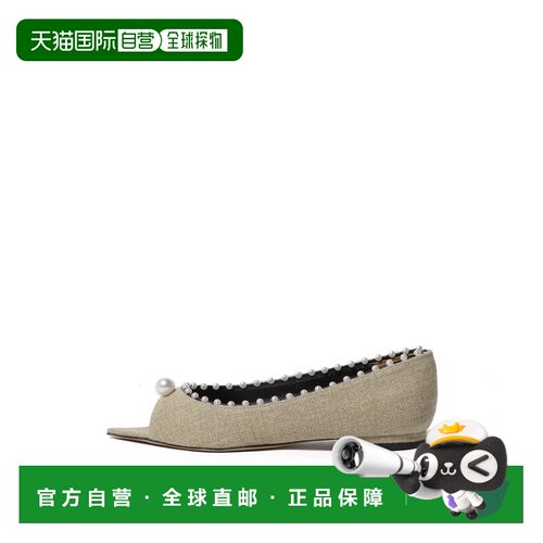 日本直邮PIPPICHIC 女士 麻质露趾单鞋 ANNA ANKLET4款 611004701
