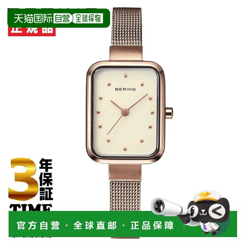 日本直邮BERING Classic Petit Collection 玫瑰金 14520-366-J