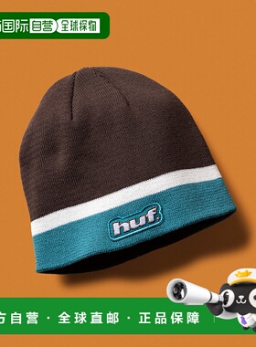 1h可退 日本直邮HUF 男女同款 H DOT刺绣单层针织帽 25F_BN80030