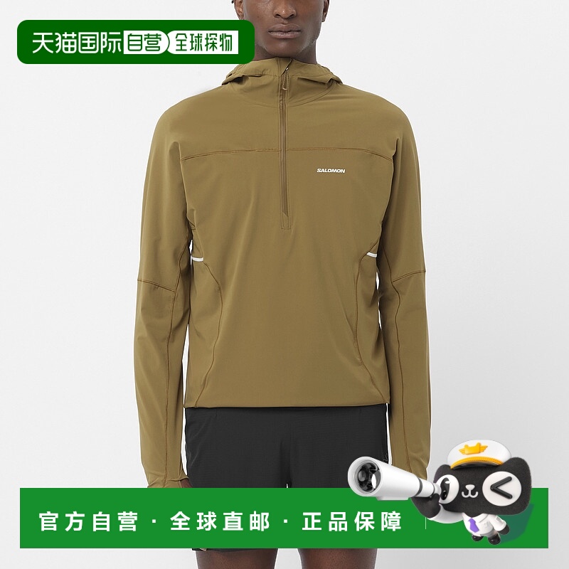 日本直邮SALOMON SENSE AERO HYBRID 男士带帽中层夹克 [sense-ae