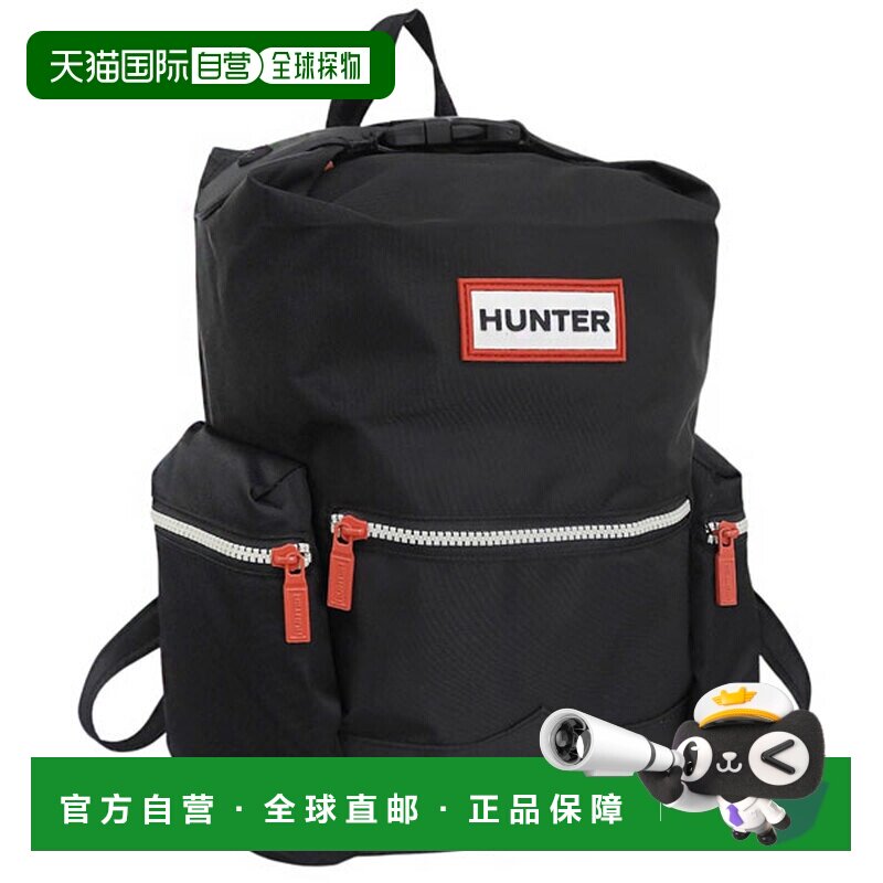 日本直邮Hunter 男女士尼龙背包黑色 ORIGINALS 尼龙迷你顶部夹扣图片