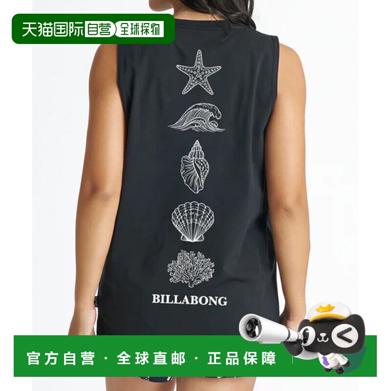 日本直邮BILLABONG 女士 防晒速干运动背心 水陆两用海浪印花拉什图片