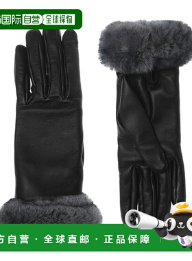 日本直邮CAUSSE 手套黑色女士雷米 22048agno2bigant 黑色 REMY