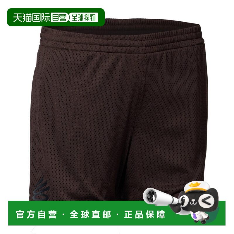 日本直邮Under Armour 纯色宽松松紧腰三分短裤 安德玛男款运动图片