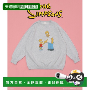 1h可退 日本直邮The Simpsons 女士 宽松前後印花卫衣 2022610120