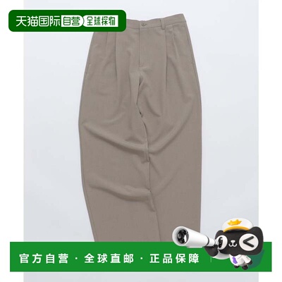 日本直邮City Ambient Products 2タック ワイド スラックス 卡其