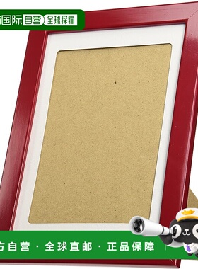 【日本直邮】仲林 相框 F-DPW-A5-R 红色 A5/2L 尺寸