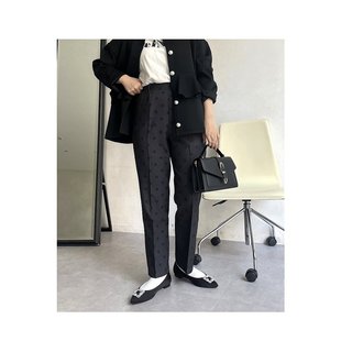 女士高腰点状压褶九分裤 verse PVZ1031302 日本直邮prose 1h可退