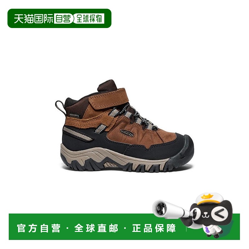 日本直邮日潮 keen小童Targhee 4 Mid 防水高帮徒步鞋透气防滑