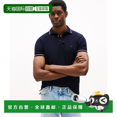 日本直邮TOMMY HILFIGER 女装TIPPING高尔夫半袖学院风