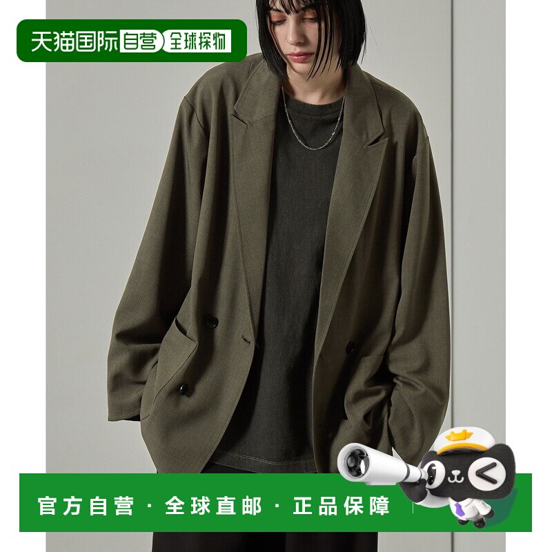日本直邮Alfred Alex 男女同款 双排扣修身西装外套 AAjk1356