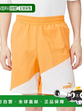 【日本直邮】彪马 POWER Colorblock8 男士休闲短裤 681271 橘色
