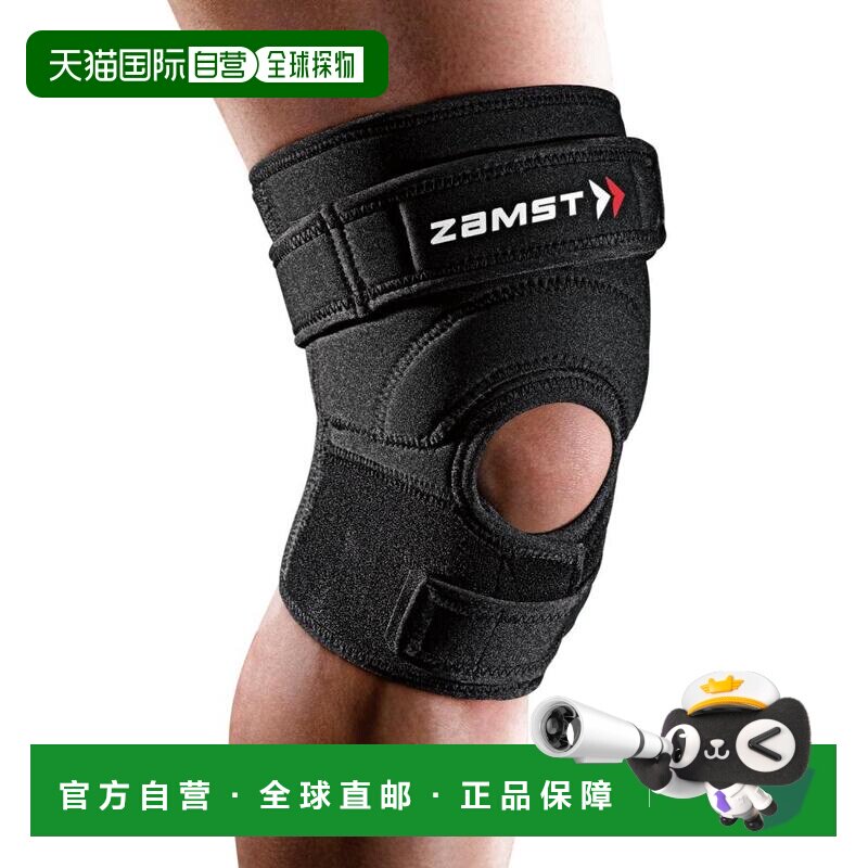 【日本直邮】Zamst赞斯特户外运动护膝ZK-7左右通用L黑色 371203