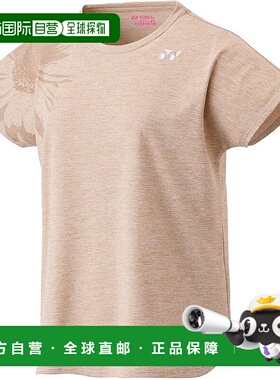 【日本直邮】尤尼克斯 女士速干半袖运动衫 16712 沙米色新款