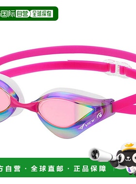 日本直邮VIEW Blade ORCA 游泳镜透明镜框系列镜面镜片V230SAMC-C