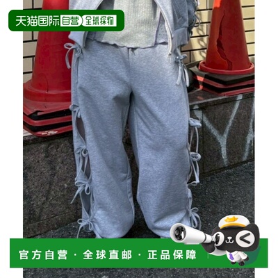 日本直邮Candy Stripper 男女同款 抽绳束脚卫裤 镂空蝴蝶结设计