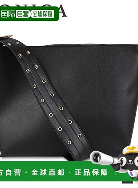 日本直邮Monica 女士皮带扣单肩包带小袋A4 尺寸黑色象牙色米色MO