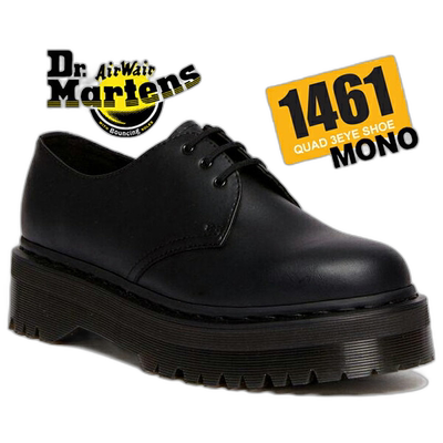 日本直邮Dr.Martens VEGAN 1461 QUAD MONO 3EYE 30651001 FELIX