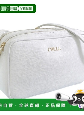日本直邮FURLA 女士 单肩包 Outlet 产品 皮革 白色 LILLI XL-CRO