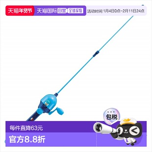 日本直邮Valley Hill 鲈鱼诱饵套装宝可梦儿童鱼竿Spincast 鱼竿Q