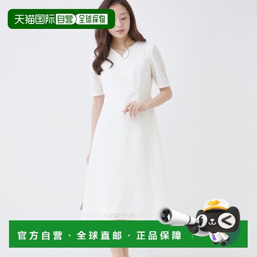 COUP DE CHANCE 【可手洗/日本制/360°系列】拉塞尔蕾丝连衣裙