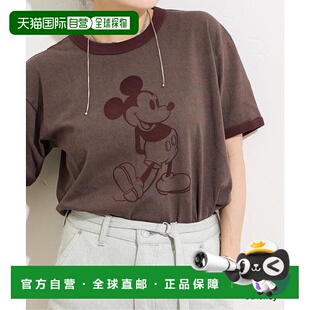 1h可退 日本直邮JOURNAL STANDARD 米奇/领环T恤外套牛仔内搭