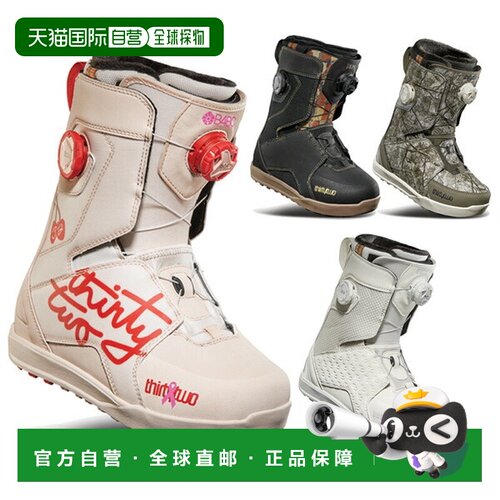 日本直邮THIRTYTWO LASHED BOA 单板滑雪鞋 男女款 热定型 双BOA