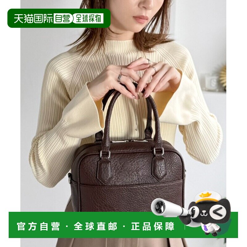 日本直邮classicalelf女装仿皮2way方筒手提肩背波士顿包 ce11790