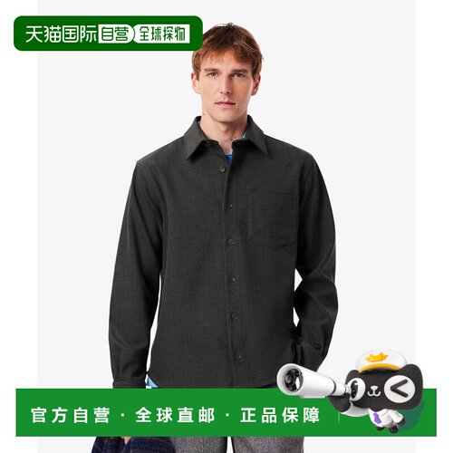 日本直邮LACOSTE 重磅双面宽松衬衫