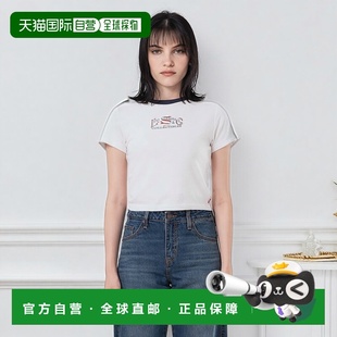 女士 修身 圆领T恤 1h可退 图形设计 西部风格 A87 日本直邮Levi