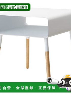 【日本直邮】YAMAZAKI山崎实业家具用品矮边桌白色W35*D35*H35cm