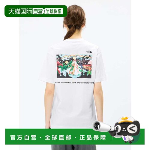 日本直邮THE NORTH FACE 短袖60周年纪念图形标志T恤男女通用款