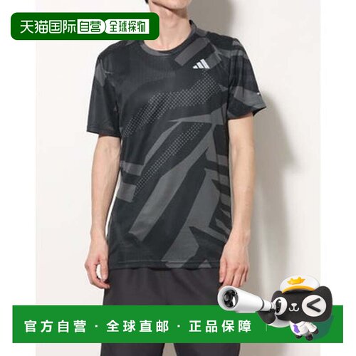 日本直邮adidas 阿迪达斯 男子田径跑步短袖T恤 M OTR季节款 HR66
