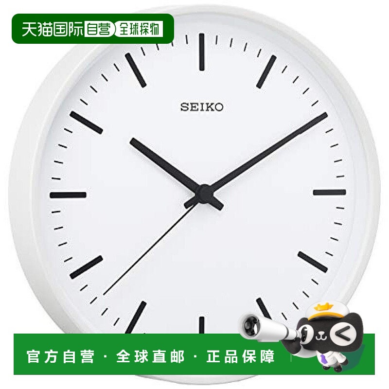 【日本直邮】SEIKO精工 电子挂钟 265x44mm 白色 KX309W