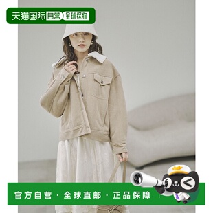 1h可退 日本直邮PROPORTION BODY DRESSING 女装 灯芯绒短外套 拆