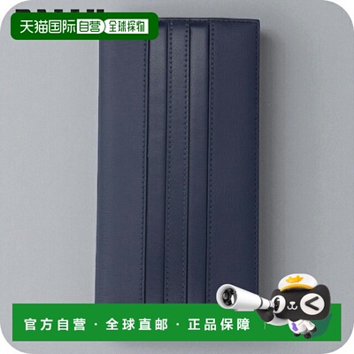 日本直邮Bally Mythos 男女长款钱包6310296蓝色。奢华时尚馈赠佳