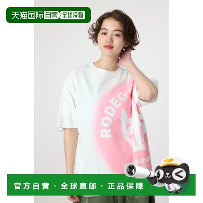 1h可退 日本直邮RODEO CROWNS 女士大王冠图案印花T恤 420ISQ9018