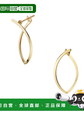 日潮跑腿Vendome K10金色基本款耳环 YellowGold ONESIZE 6074147