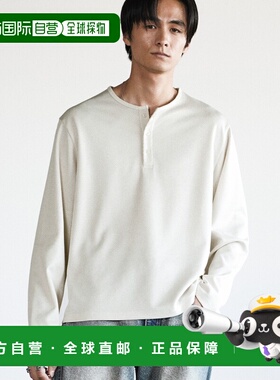 1h可退 日本直邮WYM LIDNM 男女同款 极简亨利领长袖针织T恤 WYls