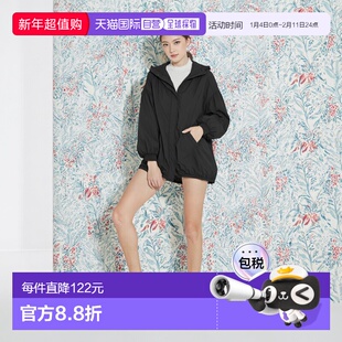 日本直邮GRL 连帽中棉加长宽松外套 kd27羽绒卫衣