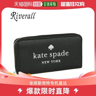 插座 一百万次 圆形拉链长款 日本直邮KATE 钱包 001 SPADE k4708