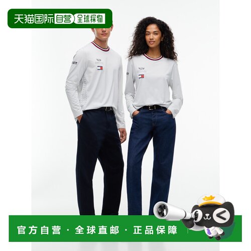 日本直邮tommy hilfiger Tommy与凯迪拉克F1车队复刻长袖T恤