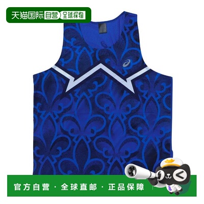 日本直邮ASICS 亚瑟士 M NATIONS 跑步背心上衣2011C979.400