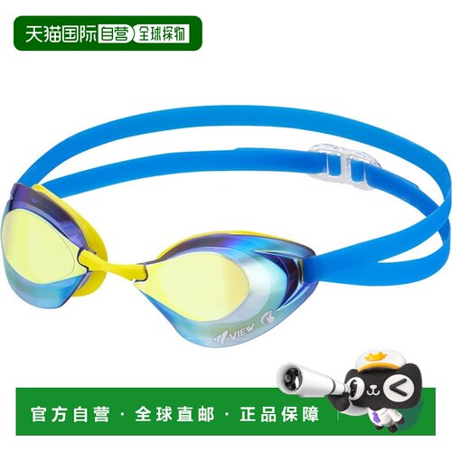 日本直邮VIEW Blade NX 滑动式镜面游泳和竞赛泳镜 V250SAM-CBLY