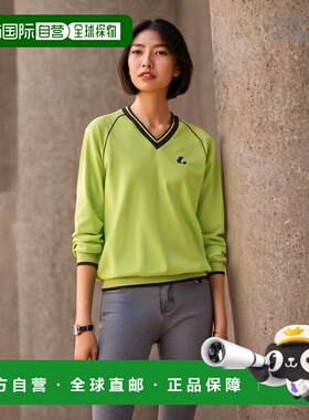 日本直邮LUCENT 女士 Wind Plus 运动衫 淡绿色网球运动衫/训练师