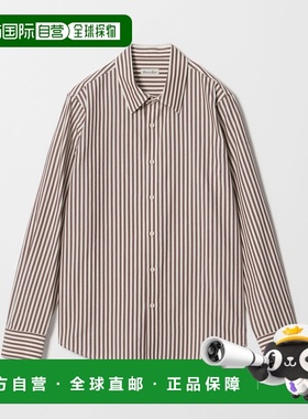 1h可退 日本直邮Steven Alan 女士宽松棉铜氨丝条纹衬衫 半透明复